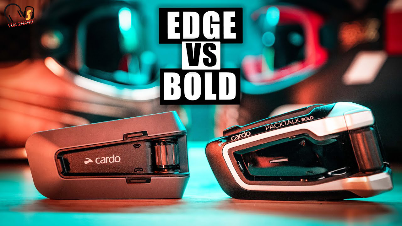 Cardo Packtalk Bold so với Cardo Packtalk Edge Đâu là sự khác biệt?